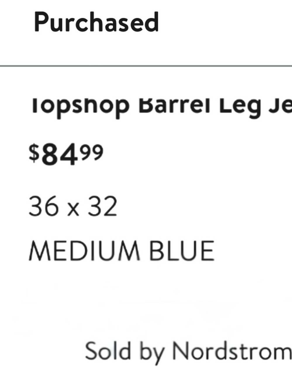 👖Topshop Light Blue Boyfriend High-Waist Jeans 36 x 32 - Picture 2 of 2